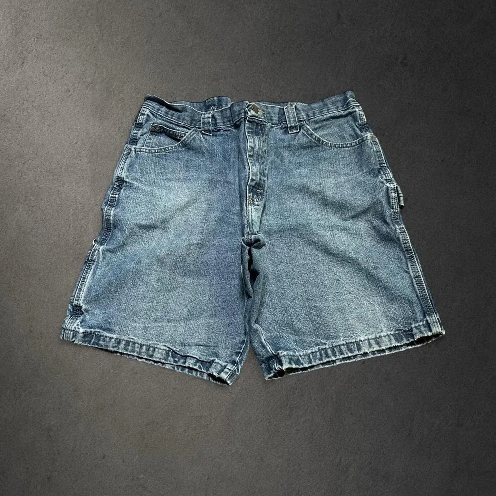 Y2K 2000s Baggy Grunge Indie Skater Hip Hop Carpenter Denim Jorts